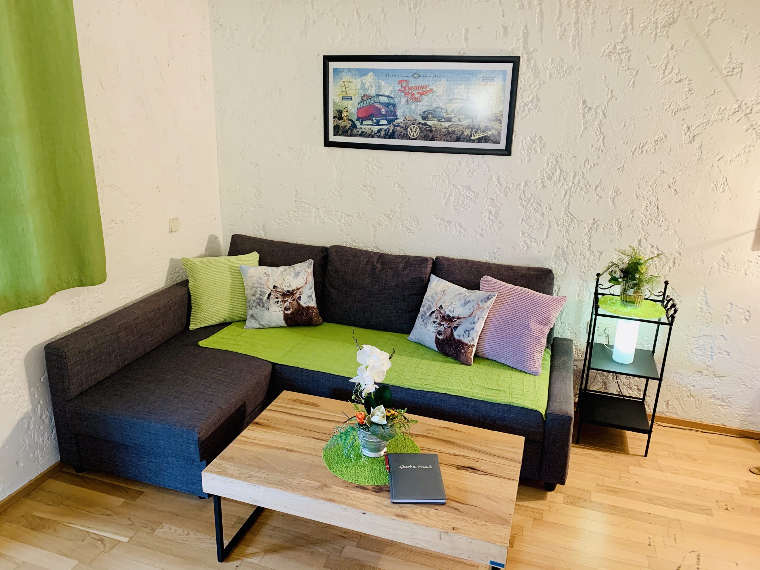 Wohnzimmer Appartement Azalea Oetz