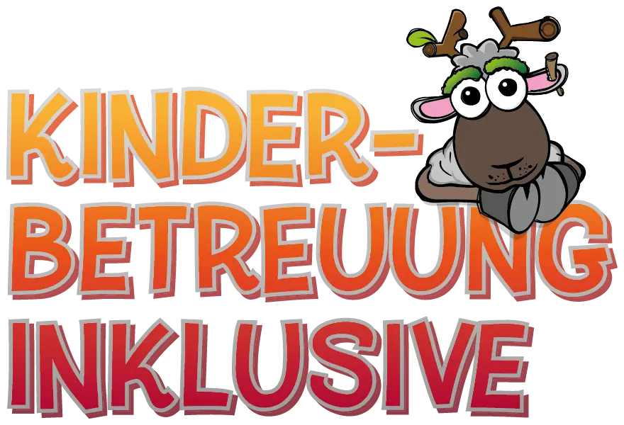 Schriftzug Kinderbetreuung Inklusive