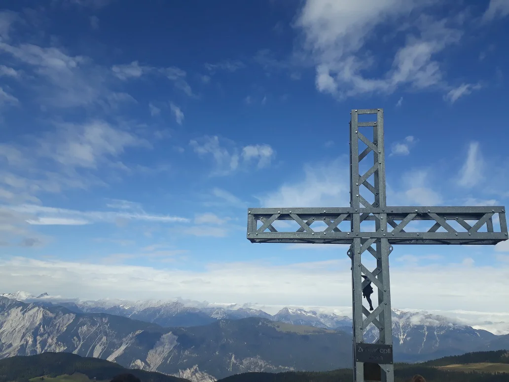 Gipfeltour Zwölferköpfl Ötztal Tirol – Panoramablick auf Kühtai und Inntal